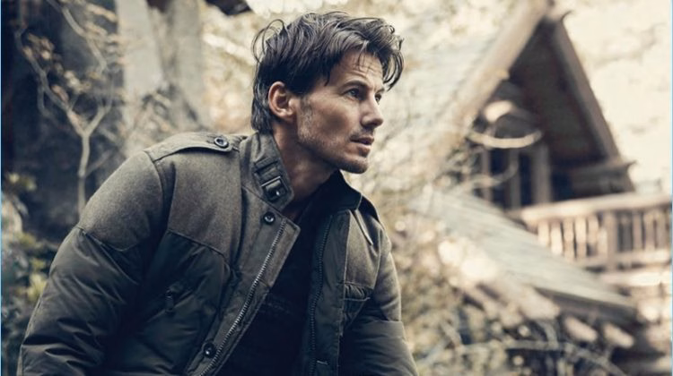 Alex Lundqvist en couverture de Luxury Magazine 2016, portrait éditorial haute couture