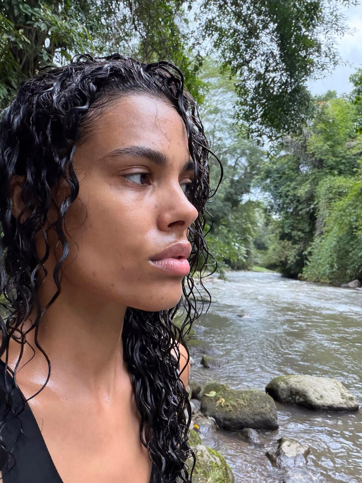 Tina Kunakey défilé